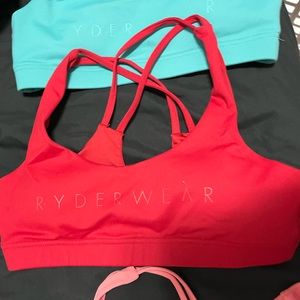 Ryderwear crossover bra euc size medium